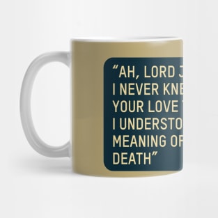 Quote by theologian and preacher Charles Spurgeon Mug